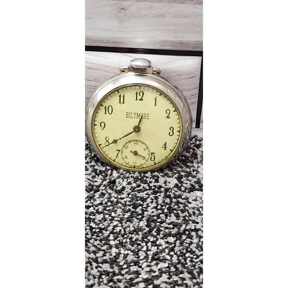 Vintage Biltmore pocket watch #A88